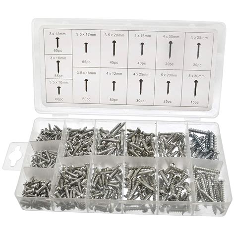 assorted sheet metal screws|self tapping screw set.